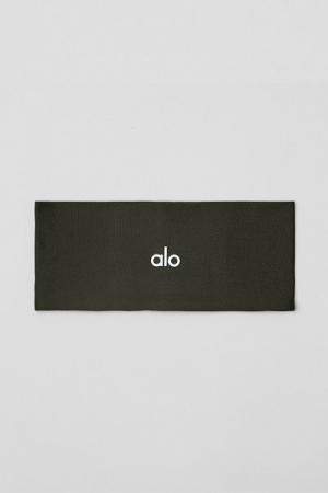 Bandolete Alo Yoga Performance Conquer Accessories Verdes | 9376-JYHCR