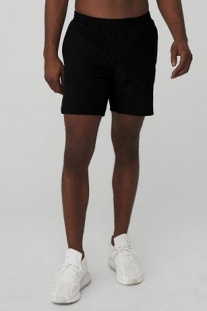 Calção Alo Yoga 7" Traction Masculino Pretas | 9128-PDWXL