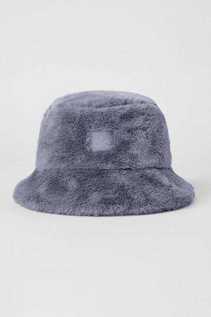 Chapéu De Balde Alo Yoga Faux Fur Accessories Azuis | 4728-CBNRM