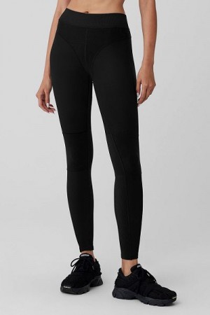 Leggings Alo Yoga Alosoft High-Cintura Head Start Feminino Pretas | 0364-XBOIQ