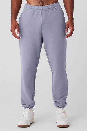 Moletons Alo Yoga Cuffed Renown Heavy Weight Masculino Azuis | 1347-WHKXN