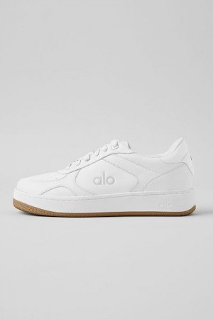 Sapatilhas Alo Yoga Alo x 01 Classicos Accessories Bege Branco | 3072-ZGPNF