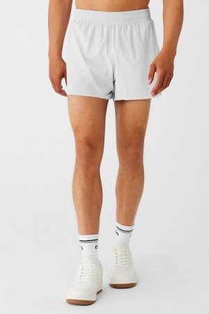 Shorts De Corrida Alo Yoga 5" Adapt Masculino Titânio | 2307-TJQFE