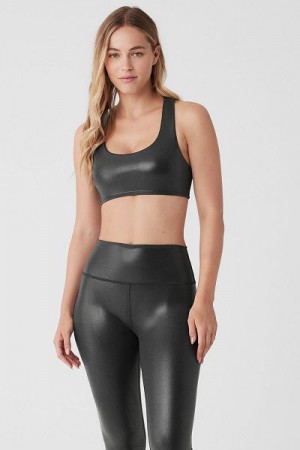 Sutiãs Alo Yoga Foil Airlift Advantage Feminino Pretas | 8273-ORFQA