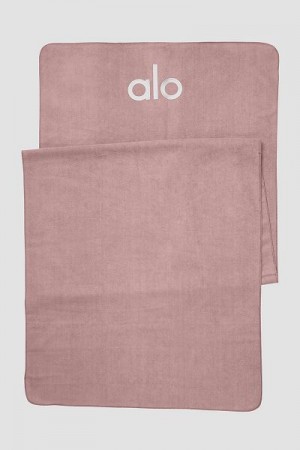 Toalha Alo Yoga Grounded No-Slip Accessories Coral | 7246-ZQKOC